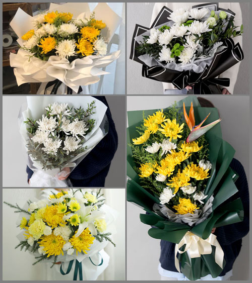 云南昭通威信县扎西镇白事花束代送